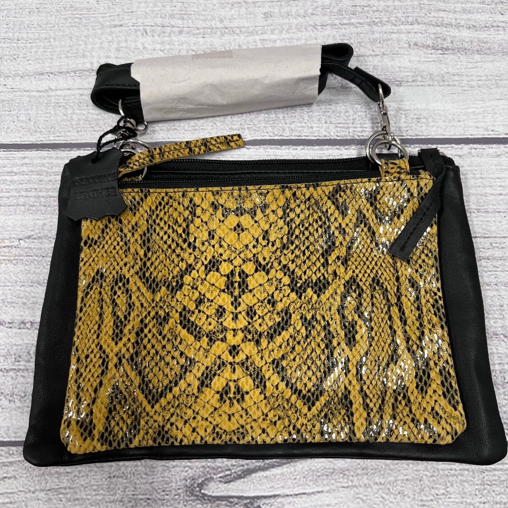 YELLOW CROSSBODY BAG SET